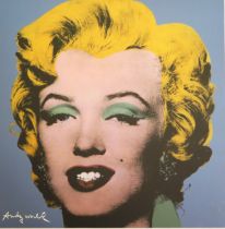 Andy Warhol - Marilyn Monroe, Limited Edition Art Print, No. 1850/2400, Holographic verification