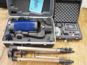 A Meade LX200 8" Schmidt-Cassegrain telescope, contained in a fitted case with accessories,