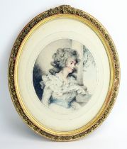 ** WITHDRAWN**Portrait of Georgiana Spencer, (1757-1806) Duchess of Devonshire, pencil