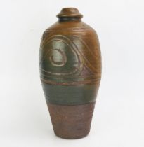 Bernard Howell LEACH (1887-1979) Sgraffito vase Stoneware with salt glaze, impressed Leach Pottery