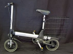 A Sinclair Research Zike electric bicycle.