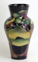 A Moorcroft pottery vase 'Western Isles' by Sian Leeper, released in 2007, 21cm high.