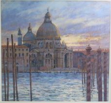 Michael Norman, 'Santa Maria della Salute 3' pastel, signed , undated , 48 x 51cm, F & G.