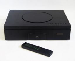 Naim CD 555 Player (Serial No. 289383) with remote control and channel leads (boxed and tested)