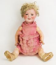 A Porzellanfabrik Burggrub Princess Elizabeth Bisque Socket Head German Doll, impressed 6 1/2 with