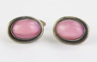 A Pair of Silver Cuff Links, 15.22g gross