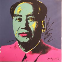 Andy Warhol - Mao, 1972, Limited Edition Art Print (Green), No. 2105/2400, Holographic