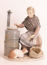 A Lladro figure - `Chestnut Seller`, no. 1373, 27cm high.