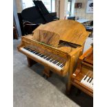 Strohmenger (c1937) A 4ft 3in Art Deco grand piano in a figured walnut case. IRN: Y87YLESL