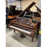 Bechstein (c1920s) A 5ft 6in Model L grand piano in a mahogany case on square tapered legs.