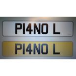 P14NO L A vehicle registration number plate. The buyer will need to pay the £80 transfer fee to