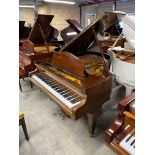 Bechstein (c1935) A 5ft 6in Model L grand piano in a mahogany case on square tapered legs;