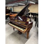 Steinway (c1905) A 5ft 10in Model O grand piano in a rosewood case on square tapered legs.