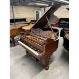 Steinway (c1901) A 6ft 85-note Model A grand piano in a rosewood case on turned 'elephant' legs.