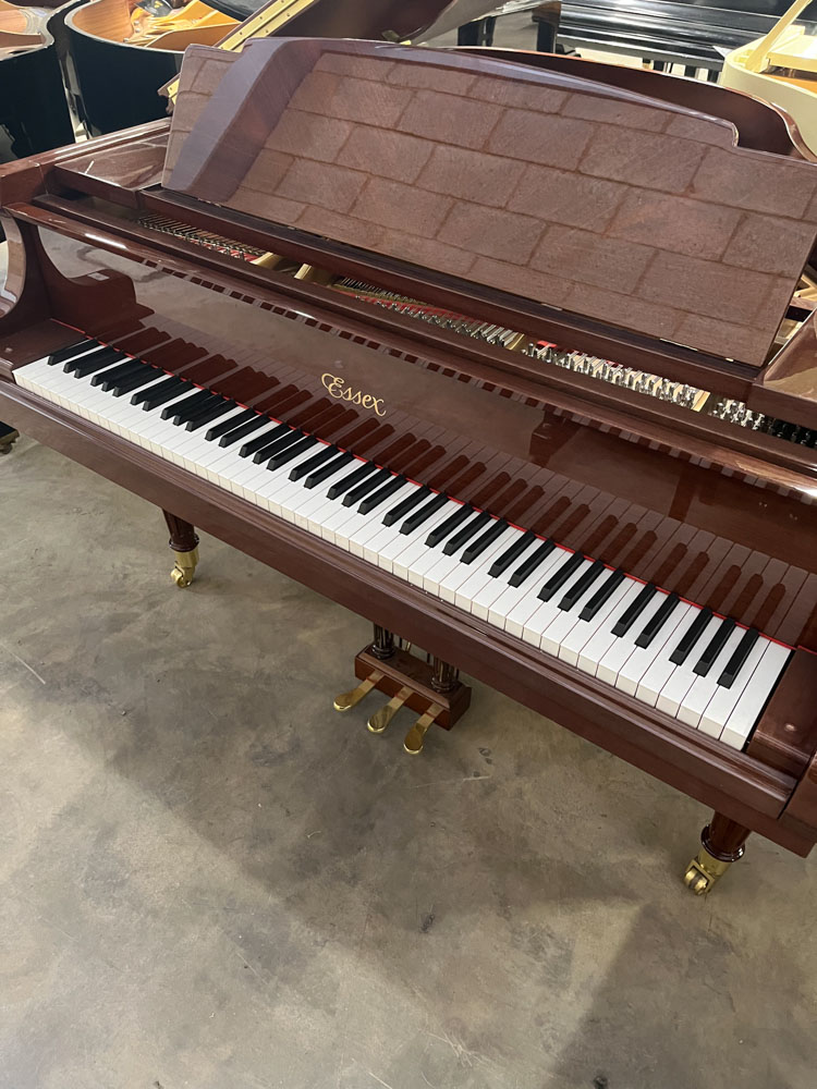 Essex (c2007) A 5ft Model EGP155 grand piano in a bright mahogany case on turned and fluted legs. - Image 2 of 8