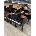 Yamaha (c2014) A 5ft 3in Model C1 grand piano in a bright ebonised case on square tapered legs.