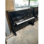 *Yamaha (c1976) A 121cm Model U1H upright piano in a bright ebonised case. There is VAT on this Lot.