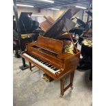 Steinway (c1906) A 5ft 10in Model O grand piano in a satinwood and inlaid case on dual square