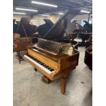 Steinway (c1911) A 6ft 2in Model A grand piano in a rosewood case on square tapered legs.