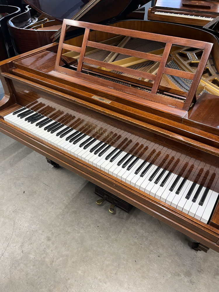 Blüthner (c1930) A 5ft 5in Model 4A grand piano in a mahogany case on square tapered legs; - Image 2 of 10