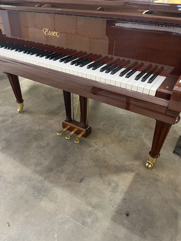 Essex (c2007) A 5ft Model EGP155 grand piano in a bright mahogany case on turned and fluted legs. - Image 3 of 8