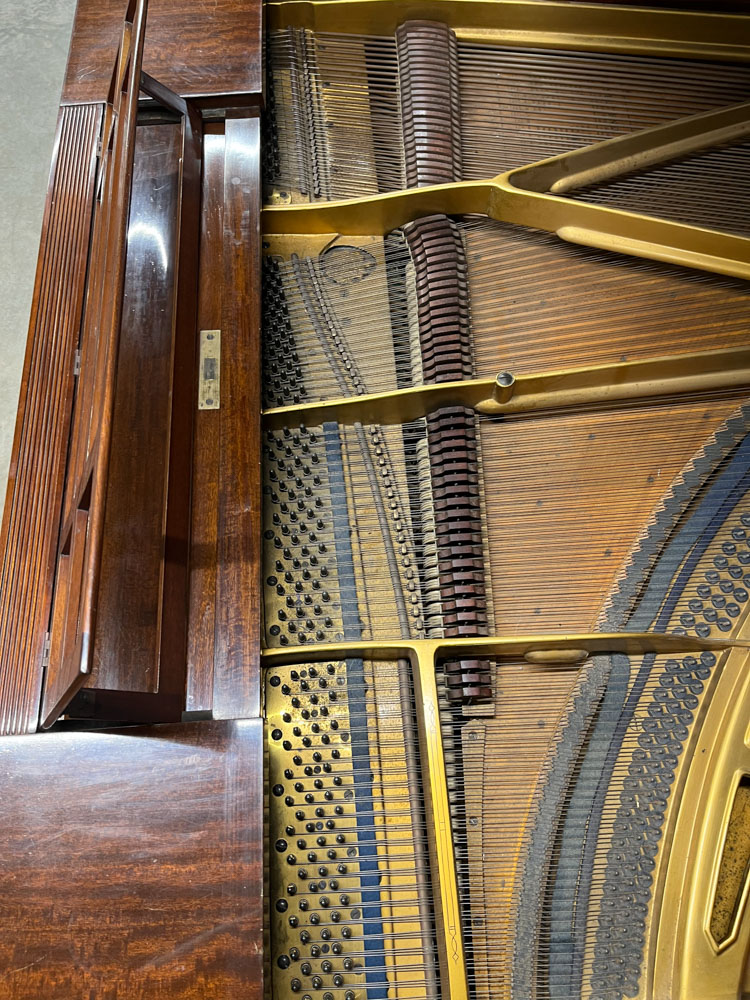 Blüthner (c1930) A 5ft 5in Model 4A grand piano in a mahogany case on square tapered legs; - Image 5 of 10