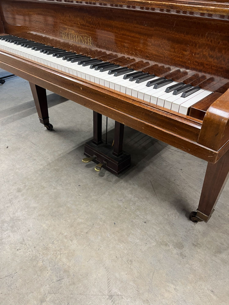 Blüthner (c1930) A 5ft 5in Model 4A grand piano in a mahogany case on square tapered legs; - Image 3 of 10