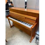 Yamaha (c2004) A Model P112N-Silent 112cm upright piano in a traditional walnut case; fitted with