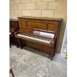 Steinway (c1927) A Model K upright piano in a mahogany case; together with a duet stool. IRN: