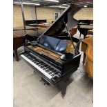 Steinway (c1886) A 6ft 85-note Model A modernised grand piano in a satin ebonised case on square