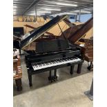 Kawai GS-30 (c1984) A 6ft 1 in Model GS-30 grand piano in a bright ebonised case on square tapered