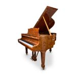 Steinway (c1991) A 5ft 1in Model S Crown Jewels Collection grand piano in a bright yew wood veneered