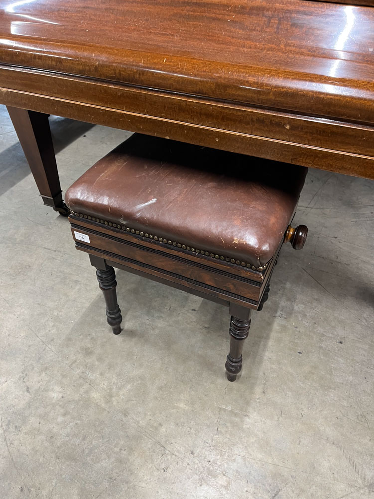 Blüthner (c1930) A 5ft 5in Model 4A grand piano in a mahogany case on square tapered legs; - Image 10 of 10