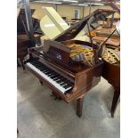 Blüthner (c1982) A 5ft 10in Style 10 grand piano in a bright mahogany case on square tapered legs;