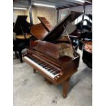 Steinway (c1928) A 5ft 7in Model M grand piano in a mahogany case on square tapered legs. IRN: