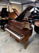 Steinway (c1928) A 5ft 7in Model M grand piano in a mahogany case on square tapered legs. IRN: