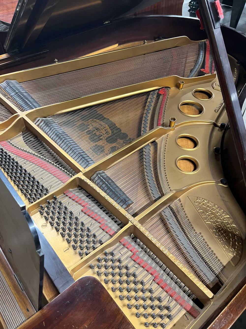 Steinway (c1904) A 5ft 10in Model O grand piano in a rosewood case on square tapered legs. IRN: - Image 6 of 9