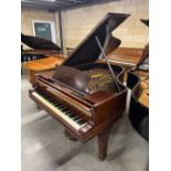Steinway (c1923) A 6ft 2in Model A grand piano in a rosewood case on square tapered legs; together