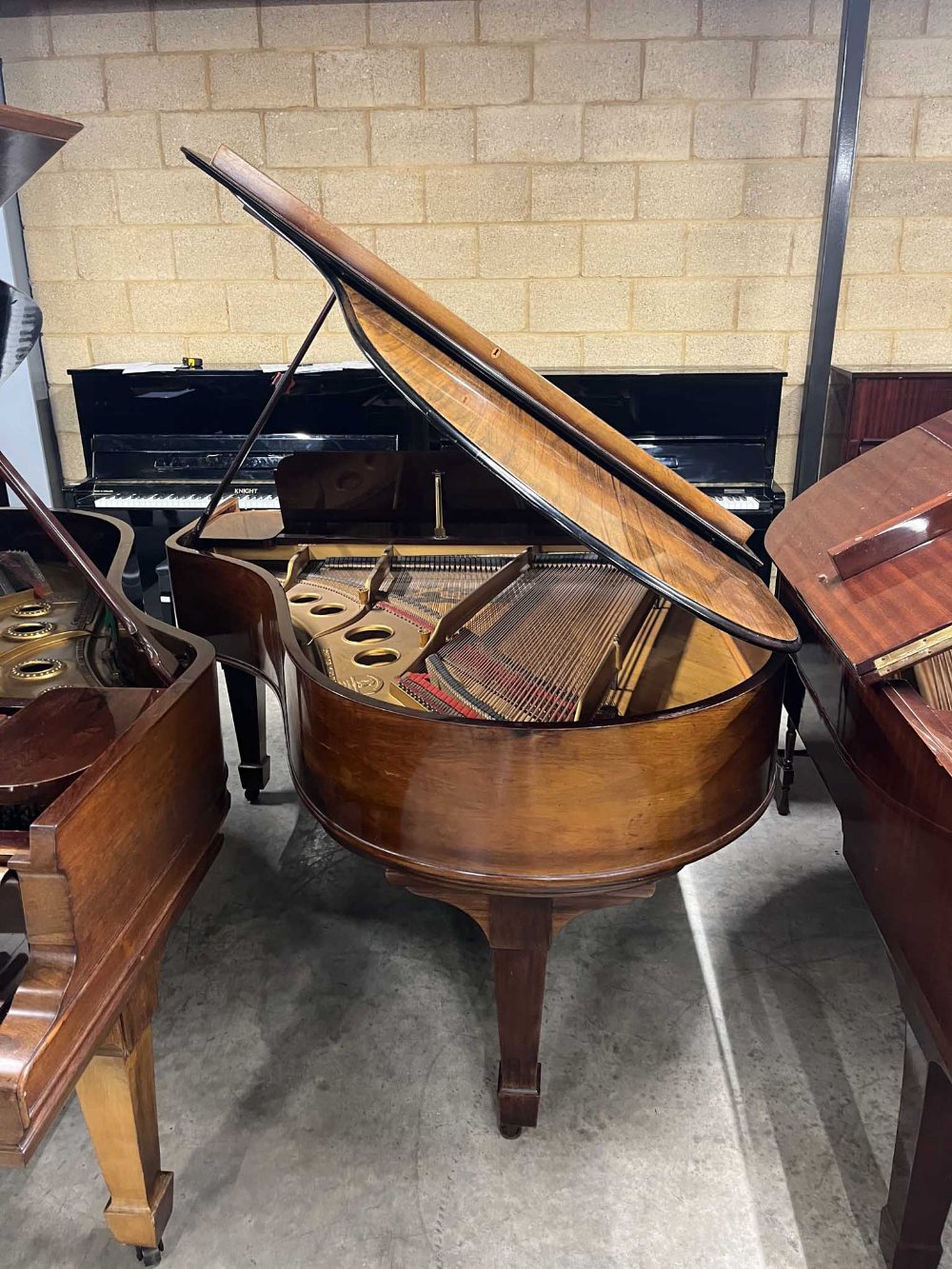 Steinway (c1904) A 5ft 10in Model O grand piano in a rosewood case on square tapered legs. IRN: - Image 8 of 9