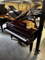 Yamaha (c2006) A 5ft Model GB1 grand piano in a bright mahogany case on square tapered legs.