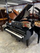 Bösendorfer (c1920) A 5ft 7in Model 170 grand piano in an ebonised case on square tapered legs. IRN: