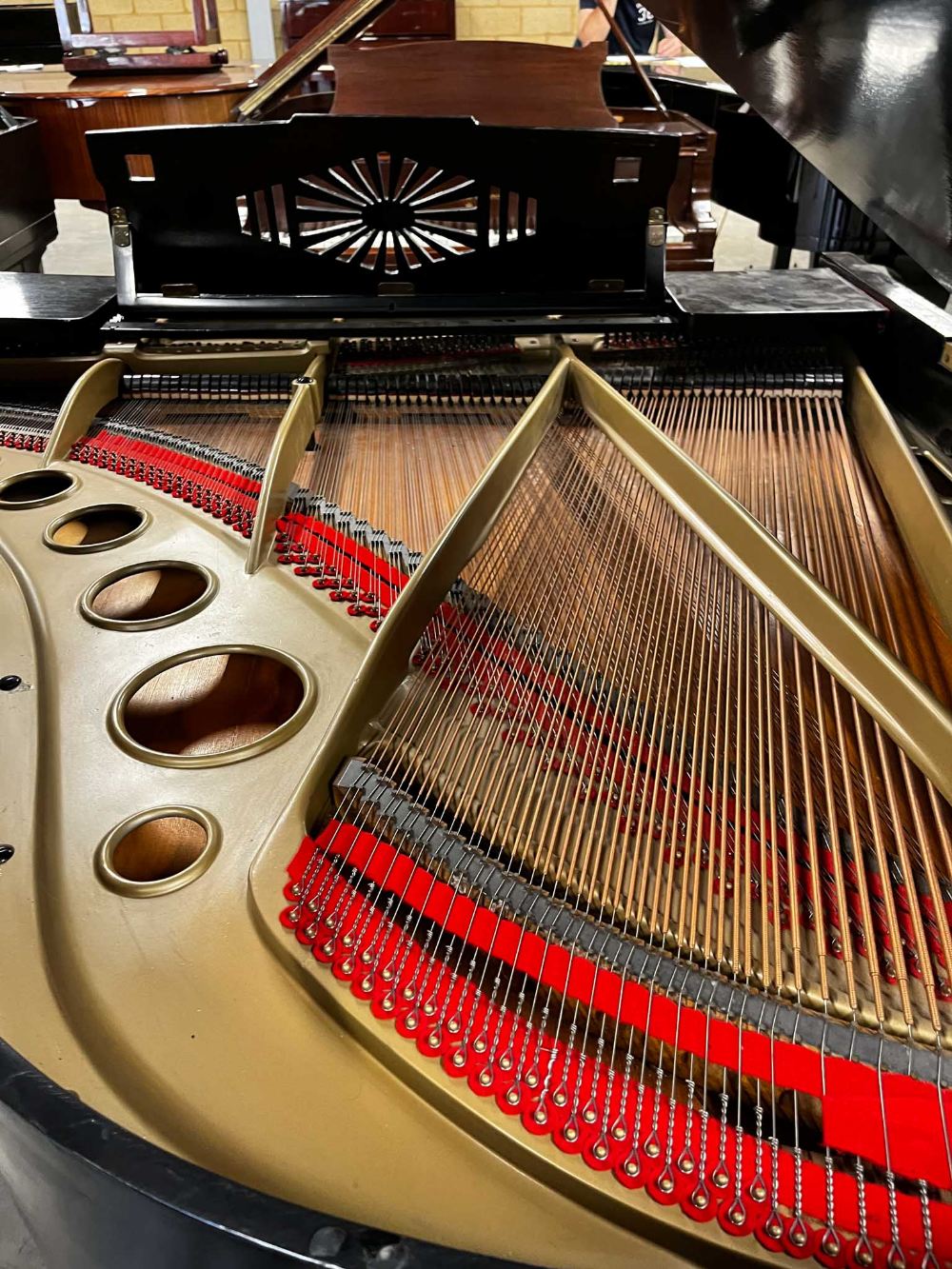 Bösendorfer (c1920) A 5ft 7in Model 170 grand piano in an ebonised case on square tapered legs. IRN: - Image 8 of 8