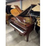 Yamaha (c1980) A 5ft 7in Model G2 grand piano in a bright mahogany case on square tapered legs;