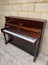 Petrof (c2001) A Model 118 upright piano in a traditional bright mahogany case; together with a