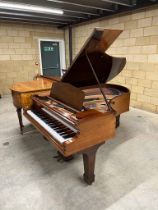Bechstein (c1892) A 6ft 7in Model V grand piano in a rosewood case on later square tapered legs.