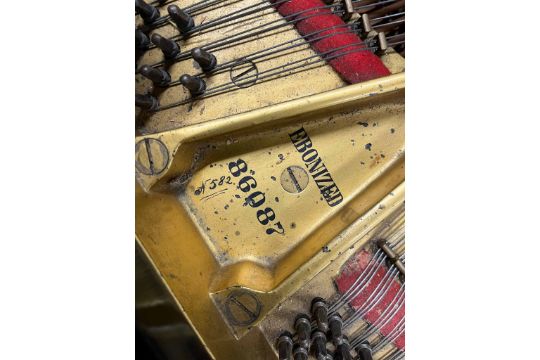 Steinway (c1896) A 6ft 11in Model B grand piano in an ebonised case on square tapered legs. IRN: - Image 7 of 10