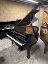 Yamaha (c2000) A 6ft 1in Model C3L grand piano in a bright ebonised case on square tapered legs;