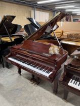 Steinway (c2005) A 5ft 7in Model M grand piano in a bright mahogany case on square tapered legs;