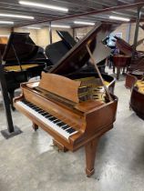 Steinway (c1923) A 5ft 10in Model O grand piano in a mahogany case on square tapered legs;