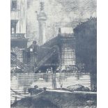 William Ainsworth Wildman (1882-1950), 'The Monument', lithograph, signed and titled to lower